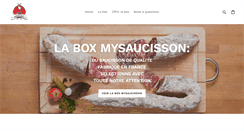 Desktop Screenshot of mysaucisson.com